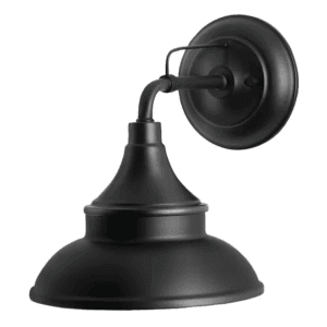 Wetherby 11 In. Black Outdoor Hardwired Wall Sconce with No Bulbs Included