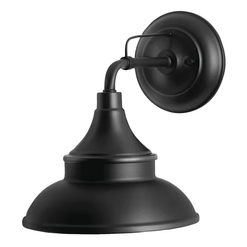 Wetherby 11 In. Black Outdoor Hardwired Wall Sconce with No Bulbs Included