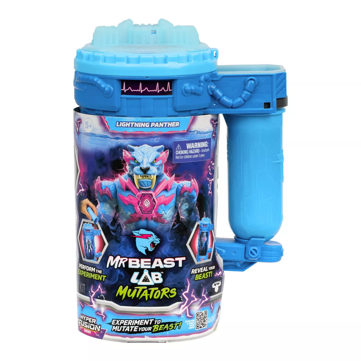 Mrbeast Lab Mutators Mutation Chamber Lightning Panther Action Figure - Image 2