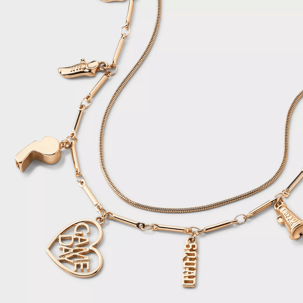 Game Day Charm Multi-Strand Necklace - Universal Thread™ Gold - Image 4