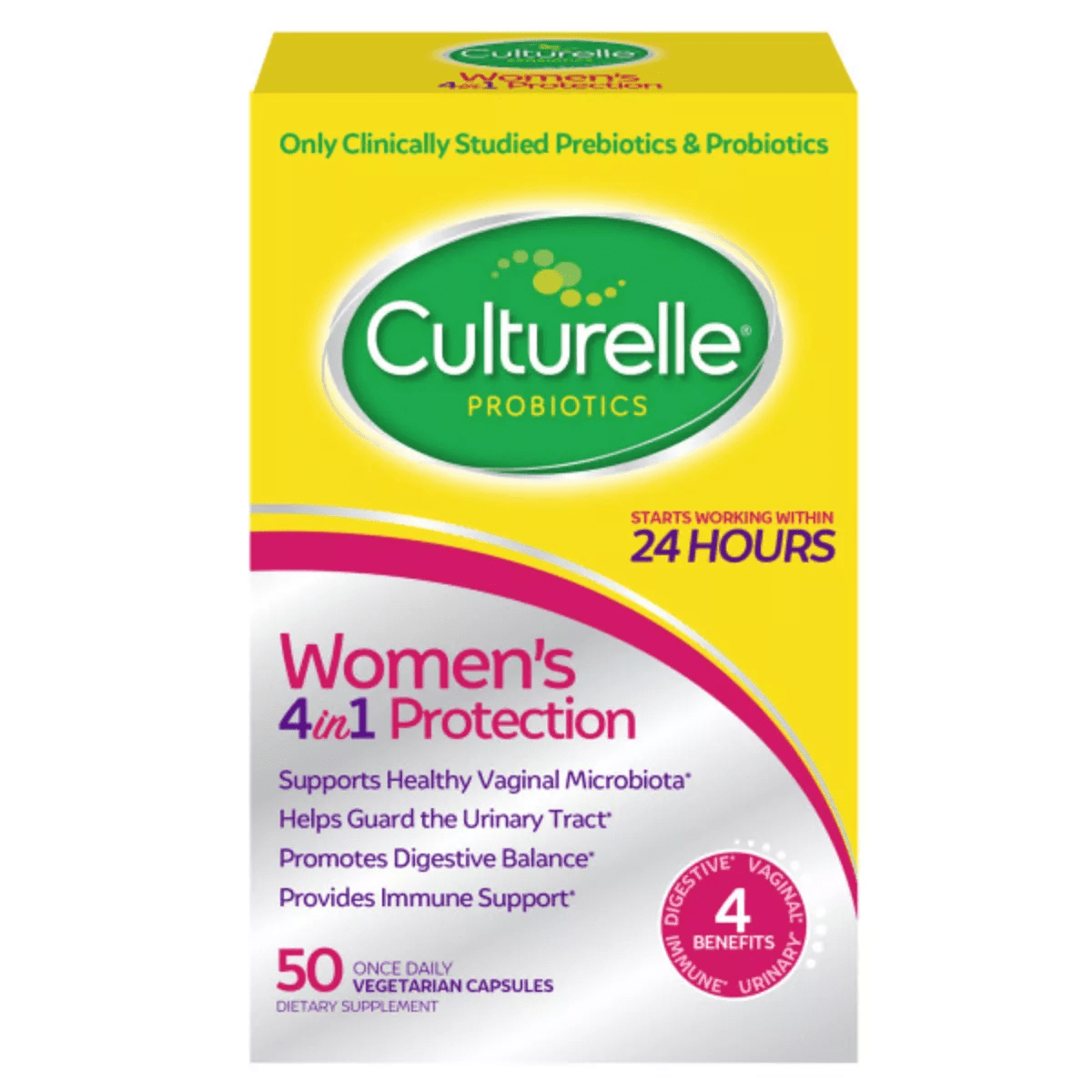 Culturelle Women'S 4-In-1 Protection for Vaginal, Digestive and Immune Health - Image 2