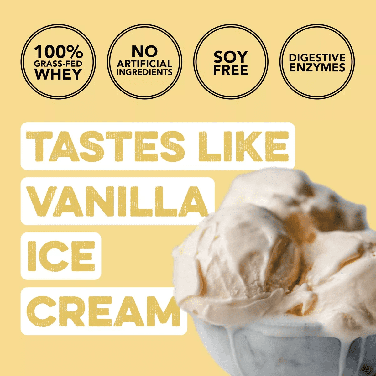 Clean Simple Eats Protein Powder - Simply Vanilla - 34.9Oz/30 Servings - Image 3