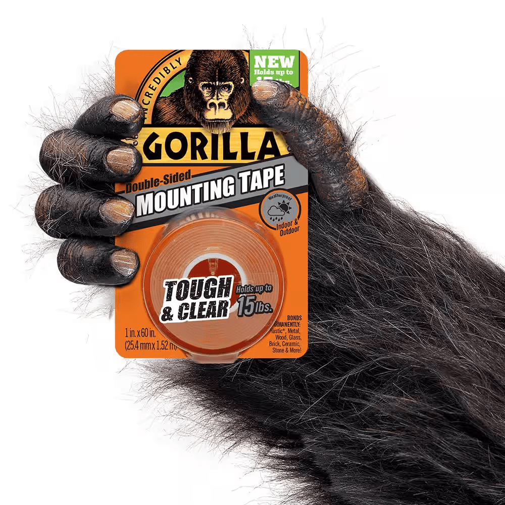 1 In. X 1.67 Yds. Tough and Clear Mounting Anti-Slip Double Sided Tape - Image 2