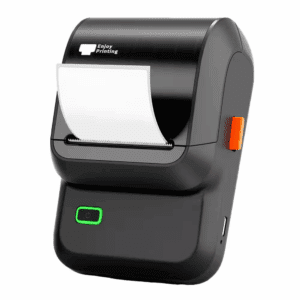 Bluetooth Label Maker Machine with Tape Supports 2 In. Address Labels Versatile App 2000 Icons 300 Templates Black