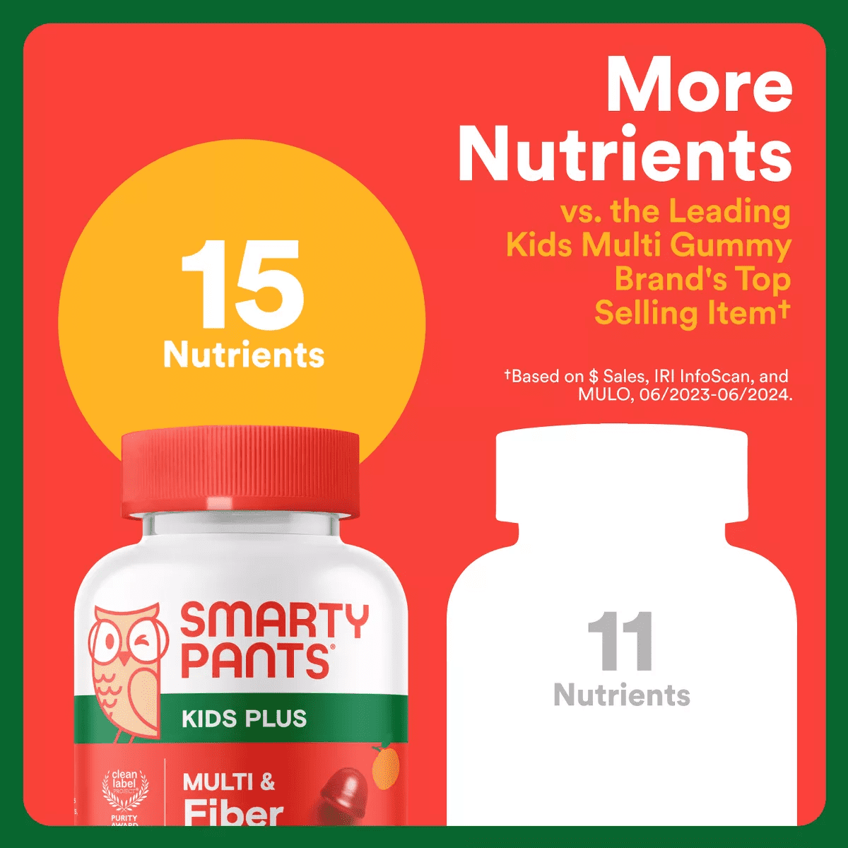 Smartypants Kids Multivitamin & Fiber Gummies for Digestive Health - 90Ct - Image 5