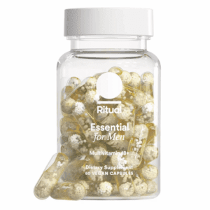 Ritual Multivitamin for Men 18+ with Vegan Omega-3 DHA, Vitamin D3 and B12 Vegan Capsules - Mint Essenced - 60Ct