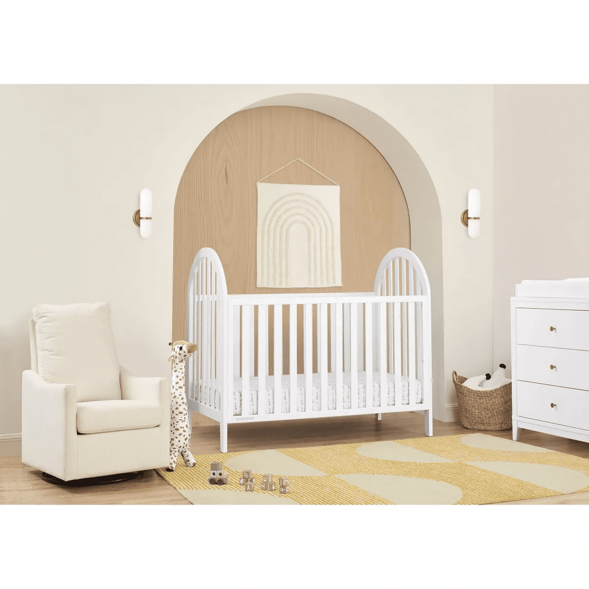 Delta Children Milano 4-In-1 Convertible Crib