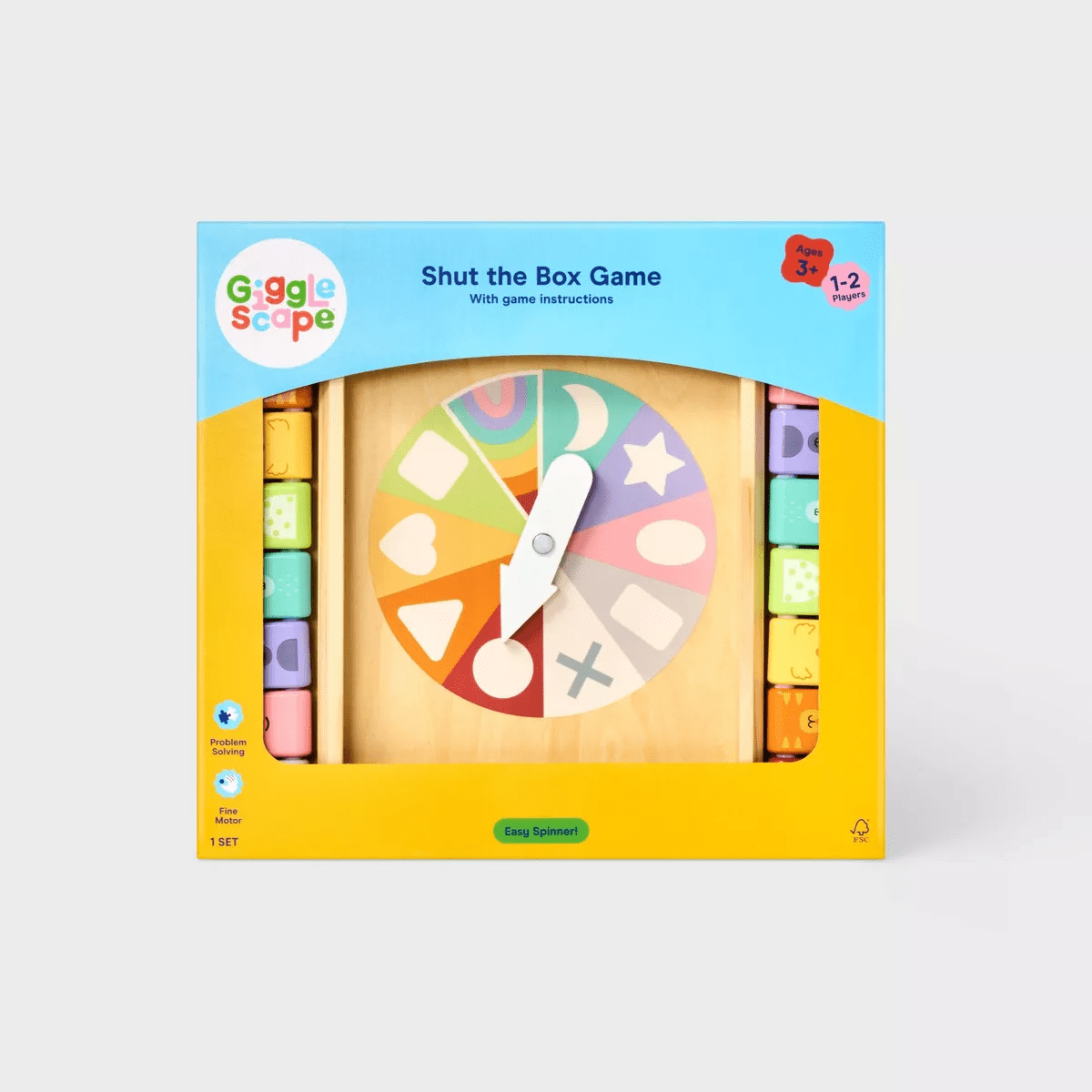 Shut the Box Variant - Gigglescape(Tm): Educational Math Game for 1-2 Players with Instructions, 20 Min Play - Image 3