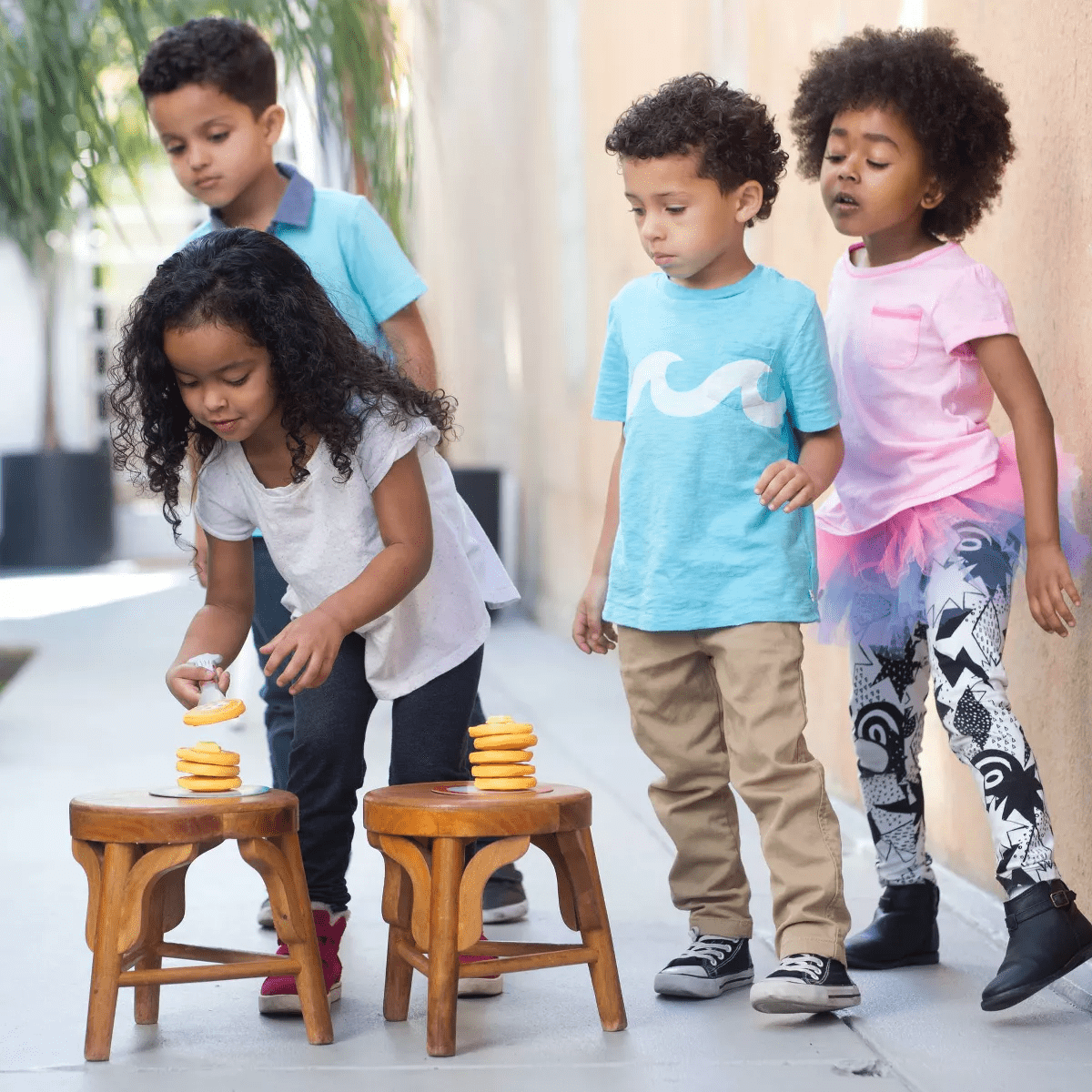 Educational Insights Pancake Pile-Up! Race Game: Math Learning, Fine Motor Skills, 2-Player Board Activity - Image 5