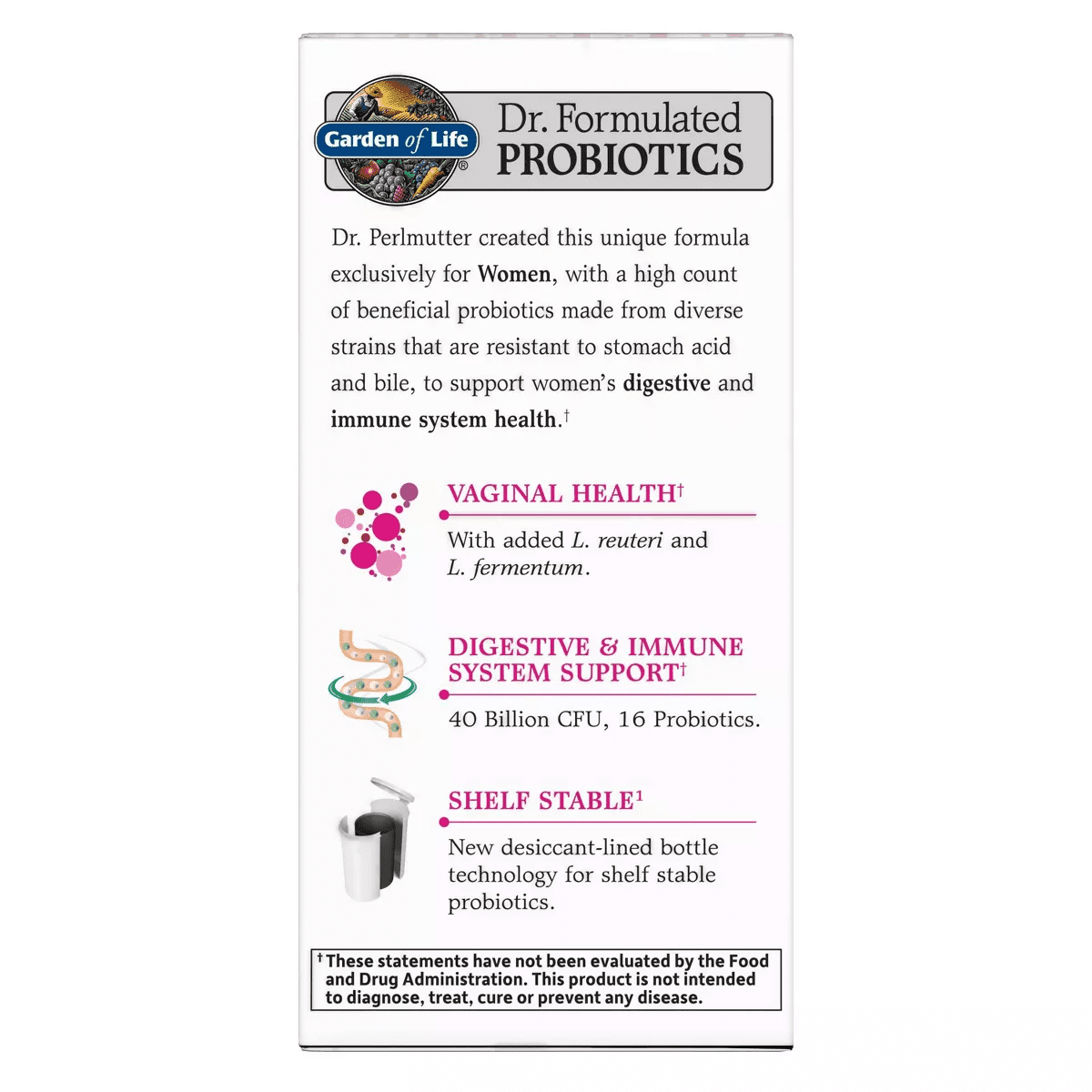 Garden of Life Women'S Probiotics Daily Care Capsules - 30Ct - Image 6