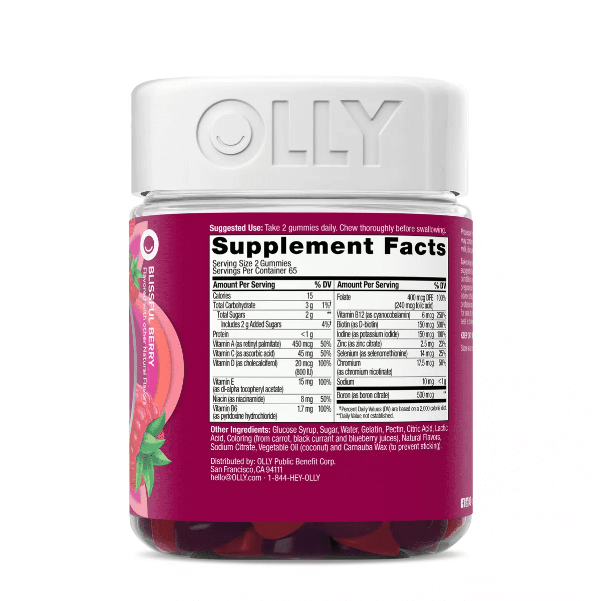 OLLY Women'S Multivitamin Gummies - Berry - Image 6