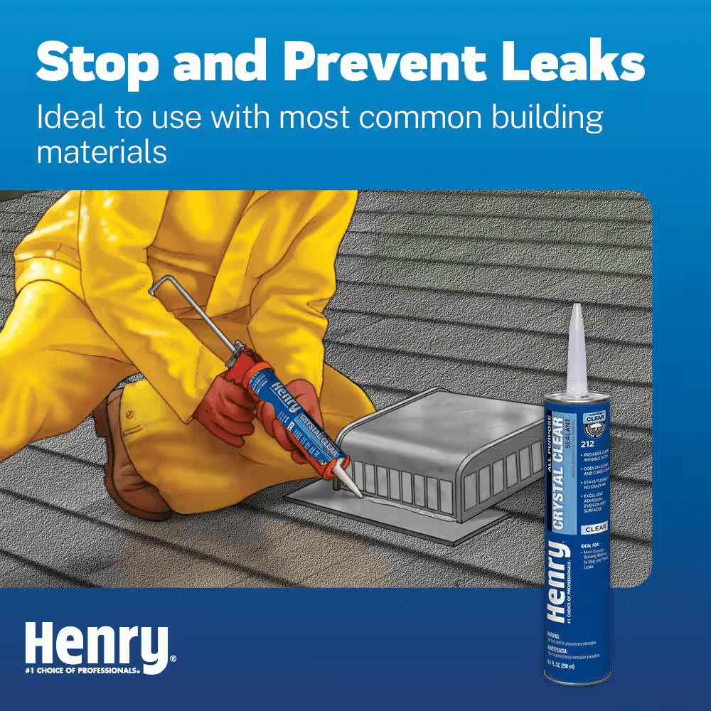 212 All Purpose Crystal Clear Sealant Caulk 10.1 Oz. - Image 4