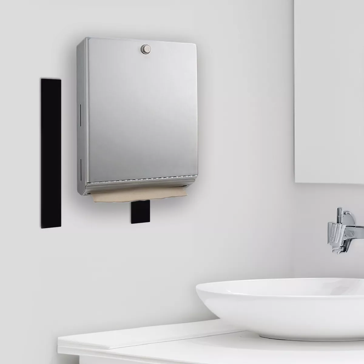 VELCRO 4'X2'' Industrial Strength Tape Indoor and Outdoor Use Superior Holding Power on Smooth Surface Roll Black - Image 4