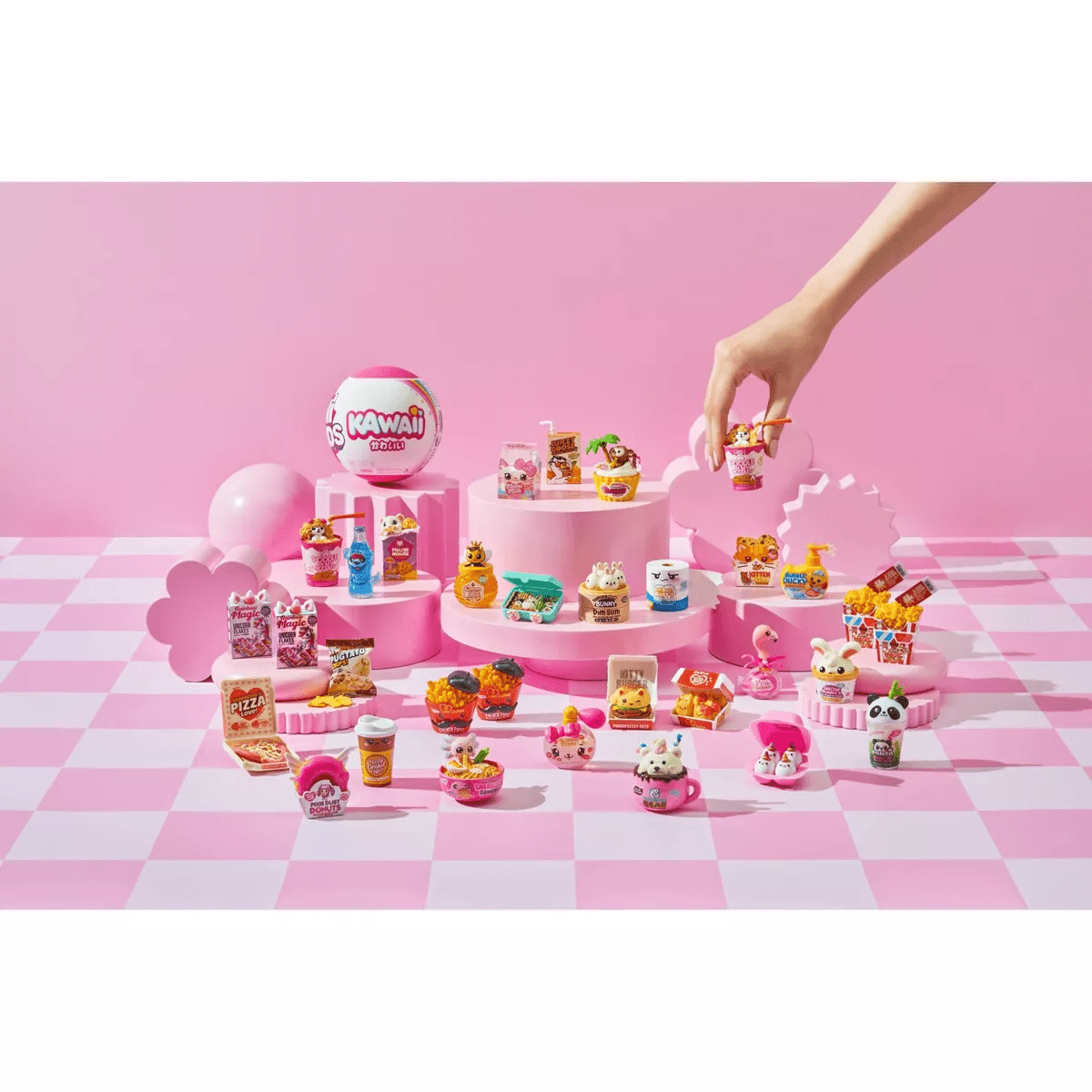 Mini Brands Kawaii Kuties Mini Figure: Articulated Sensory Development Animation Figures, PVC Material - Image 7