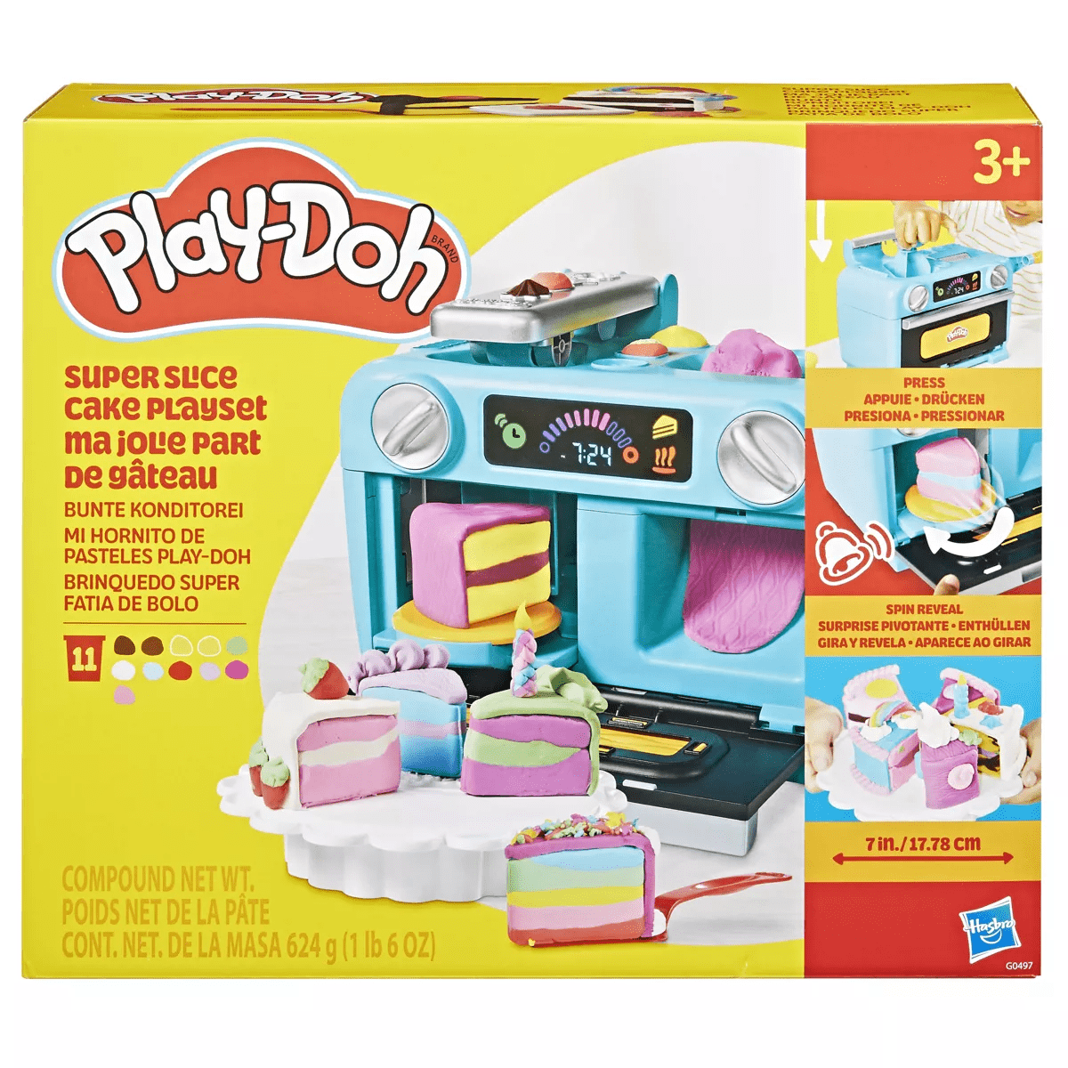 Play-Doh Super Slice Cake Playset - 17Pc - Image 3