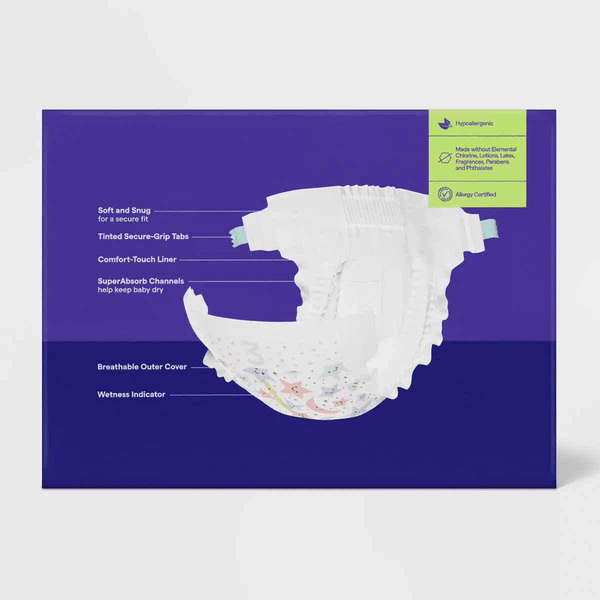 Disposable Overnight Diapers - Up&Up (Select Size and Count) (Color or Pattern May Vary) - Image 4