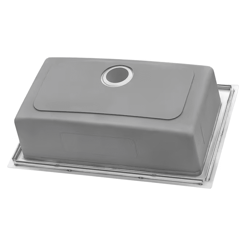 Modena Drop-In 33-In X 22-In Stainless Steel Single Bowl 16 -Gauge Kitchen Sink - Image 11