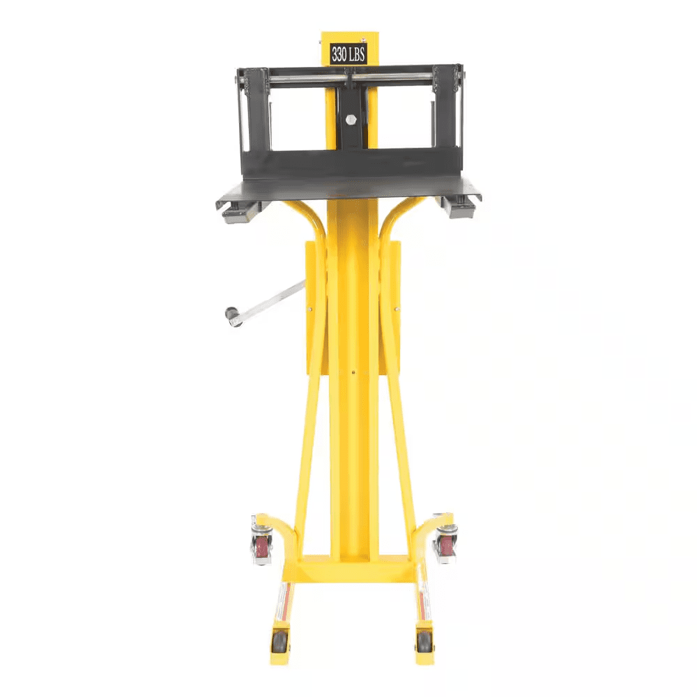 330 Lb. Capacity 23 In. X 59 In. Portable Hand Winch Lifter - Image 3