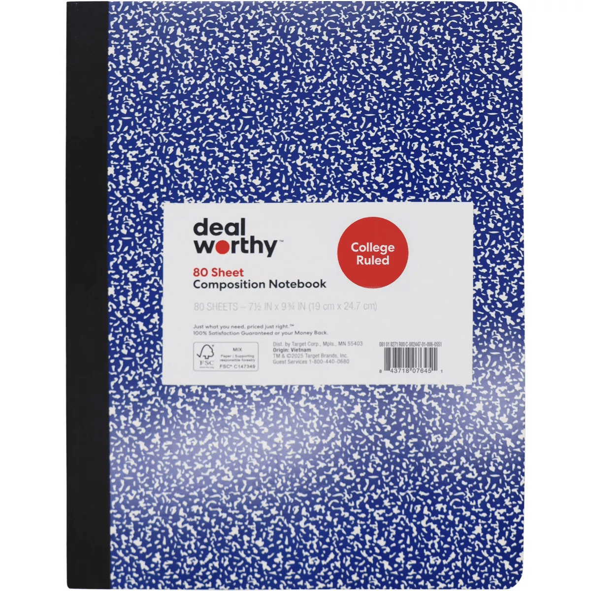 Composition Book College Ruled - Dealworthy - Image 3