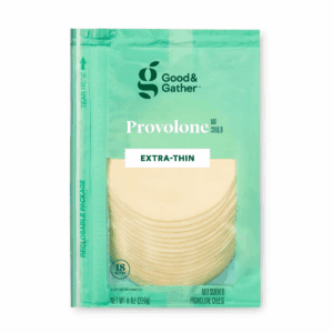 Extra-Thin Provolone Deli Sliced Cheese - 8Oz/18 Slices - Good & Gather™