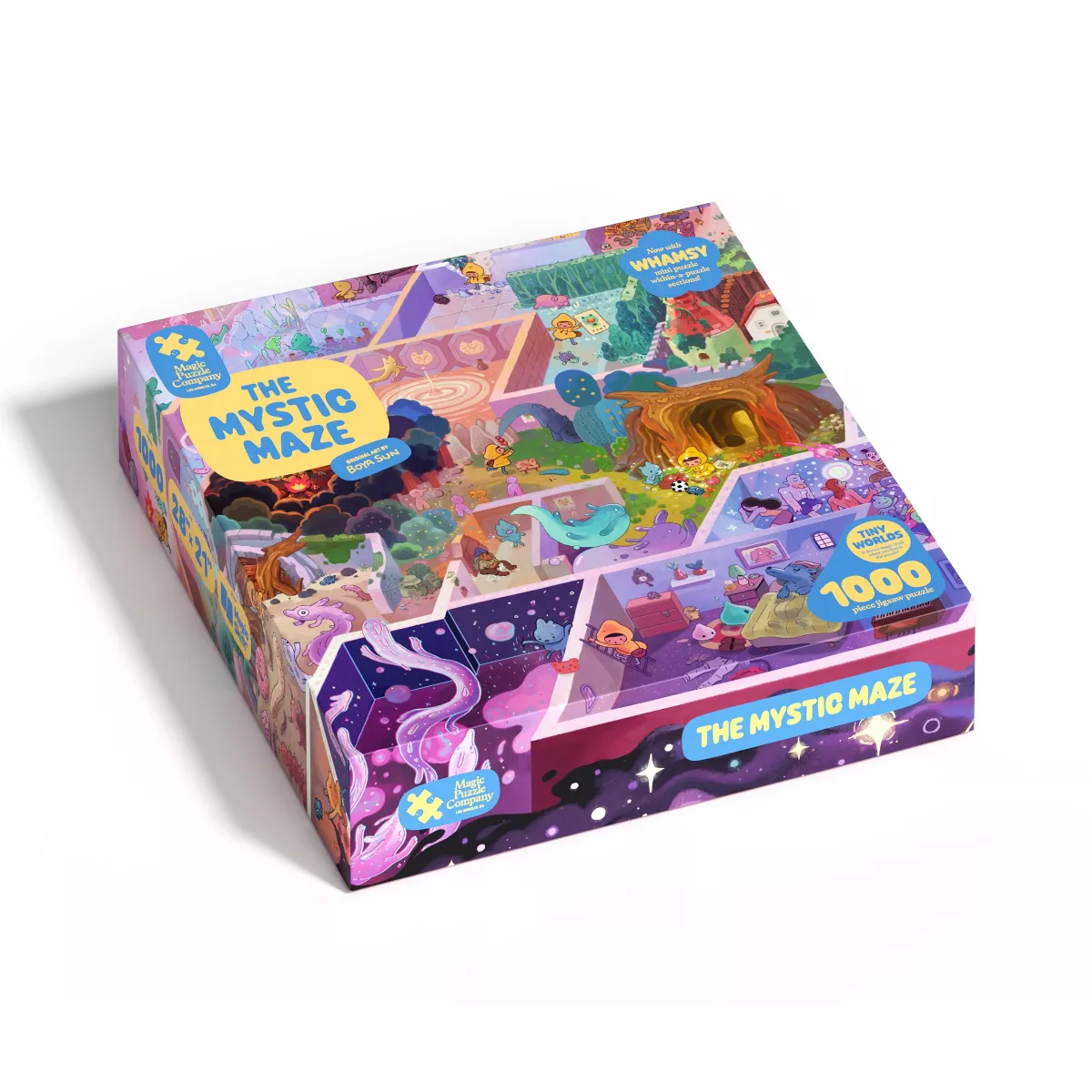 Magic Puzzle Company the Mystic Maze Jigsaw Puzzle - 1000Pc: Memory & Motor Skills, Collage Theme, 28"X21"