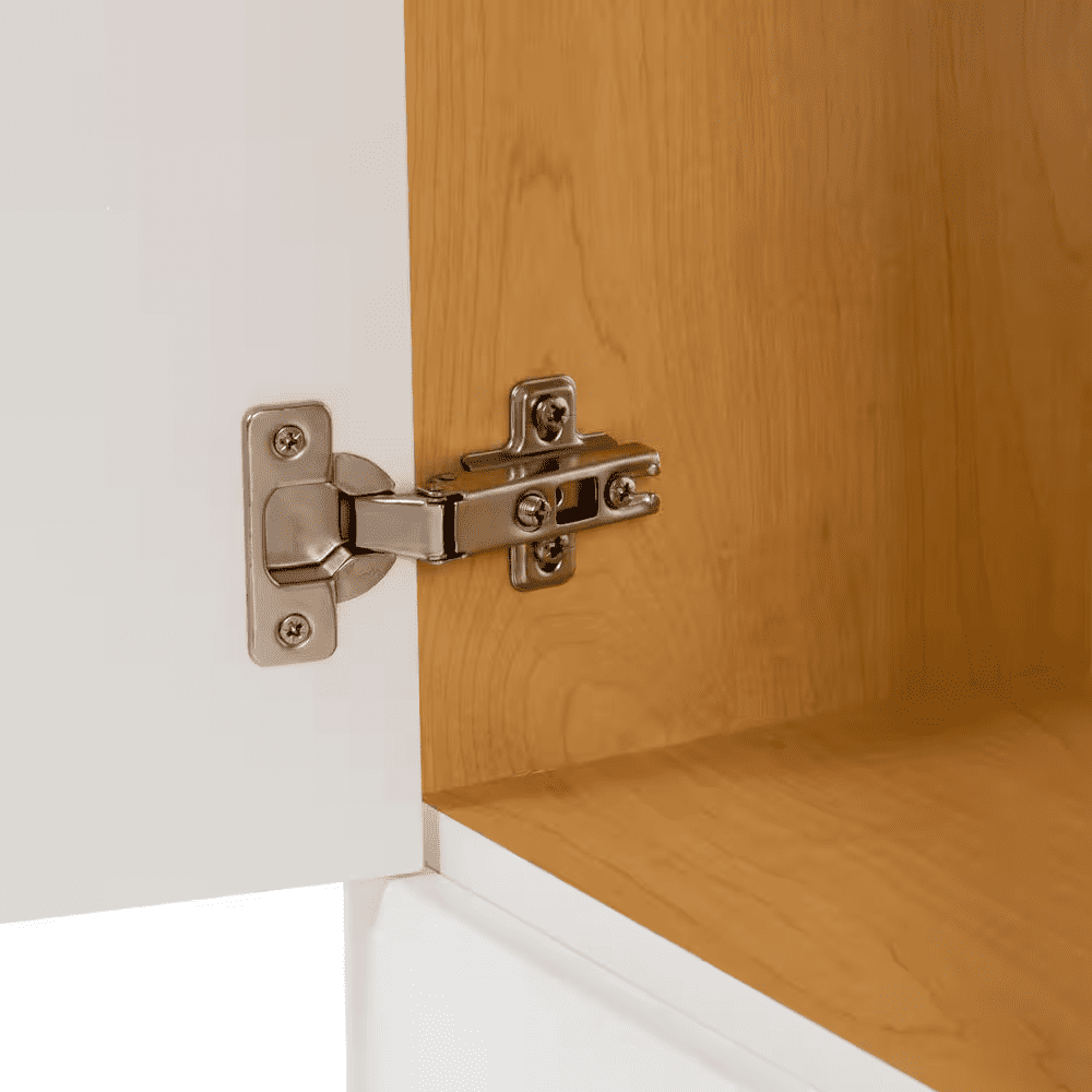 37 In. Single Sink White Bath Vanity with Cultured Marble Top (Assembled) - Image 8