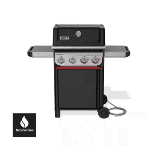 Spirit SB-E-425 4-Burner Natural Gas Grill in Black with Powerful Boost Burners