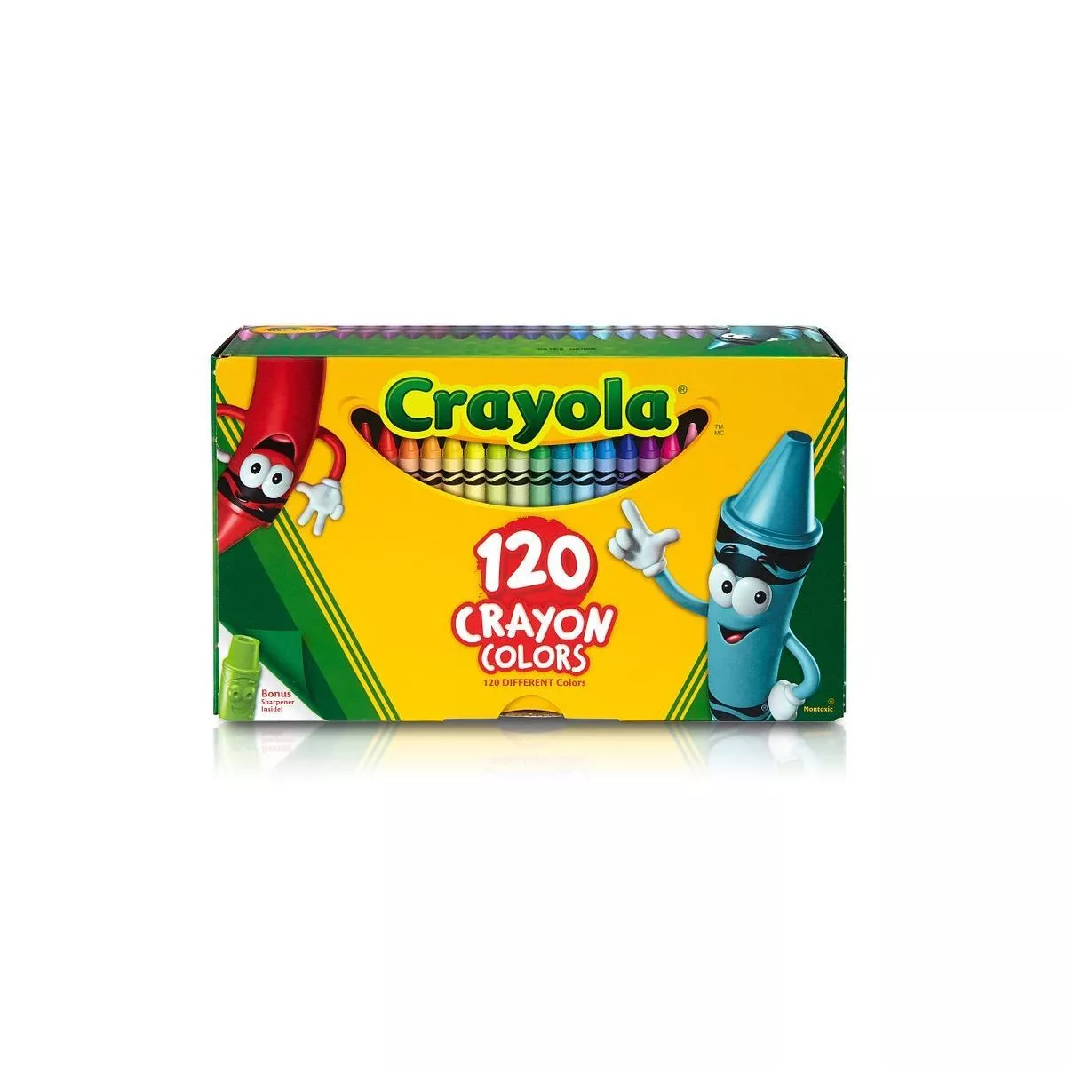 Crayola 120Ct Bulk Crayon Set with Sharpener Kids School Supplies Art Classroom Essentials for Teachers 120 Colors Ages 3+