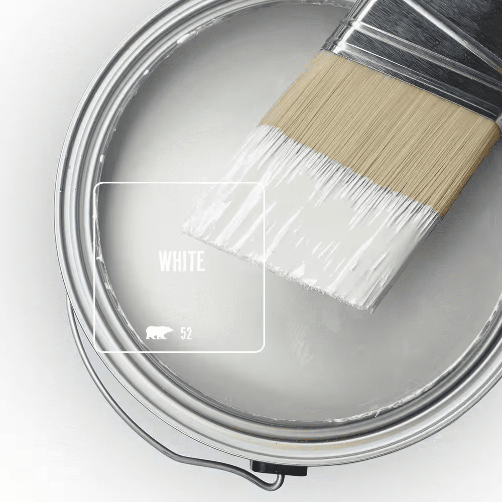 1 Gal. #52 White Ceiling Flat Interior Paint - Image 3