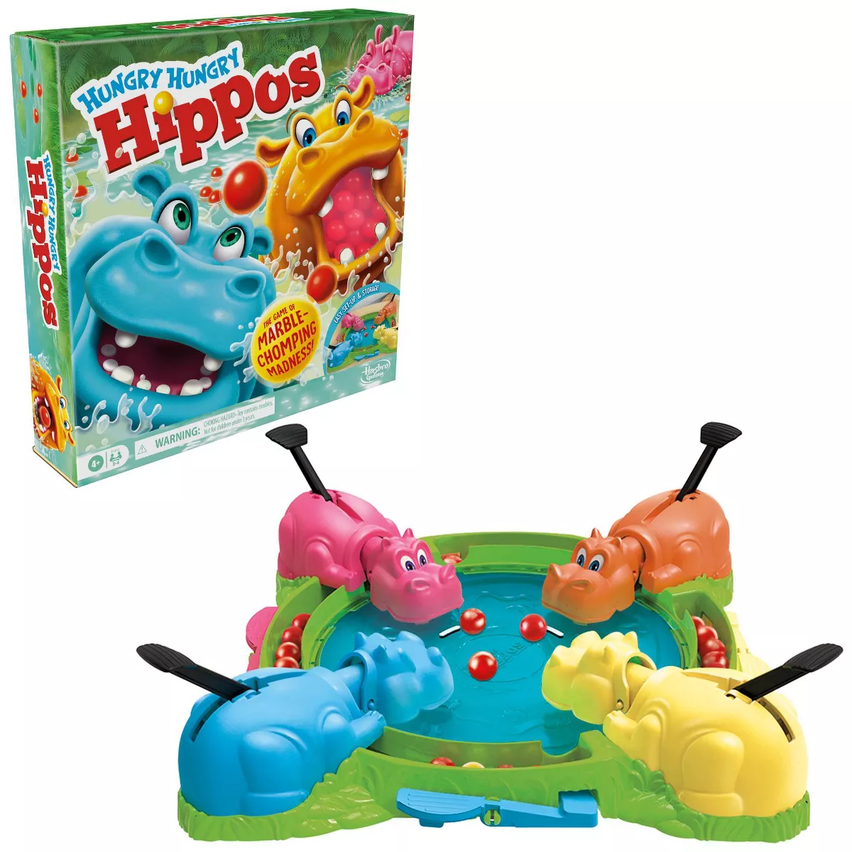 Hungry Hungry Hippos Refresh Board Game - Image 3