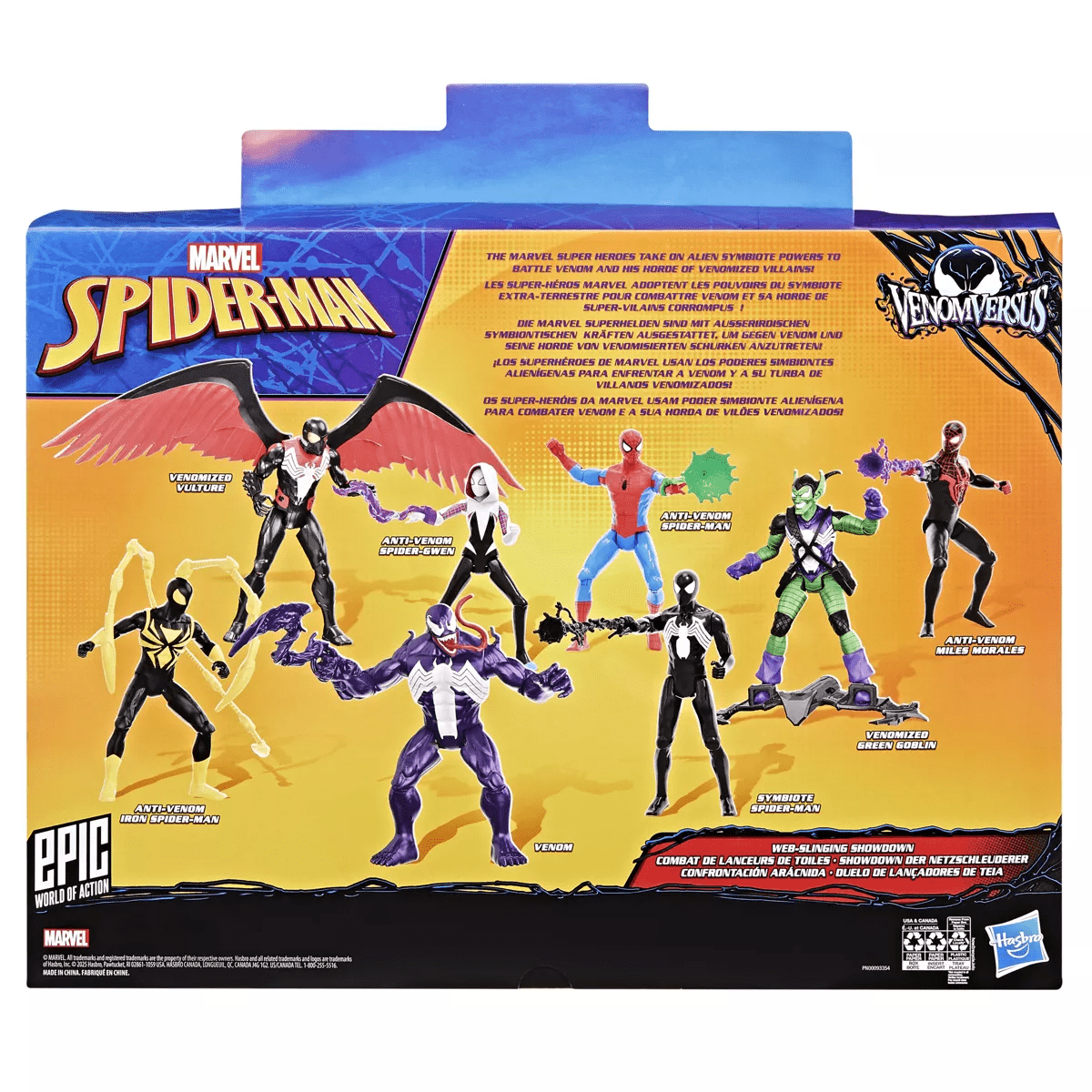 Marvel Spider-Man Venom Vs Epic World of Action Web-Slinging Showdown - Image 4