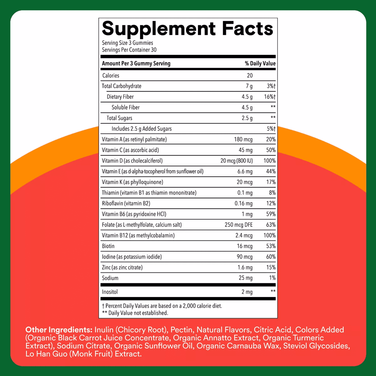 Smartypants Kids Multivitamin & Fiber Gummies for Digestive Health - 90Ct - Image 4