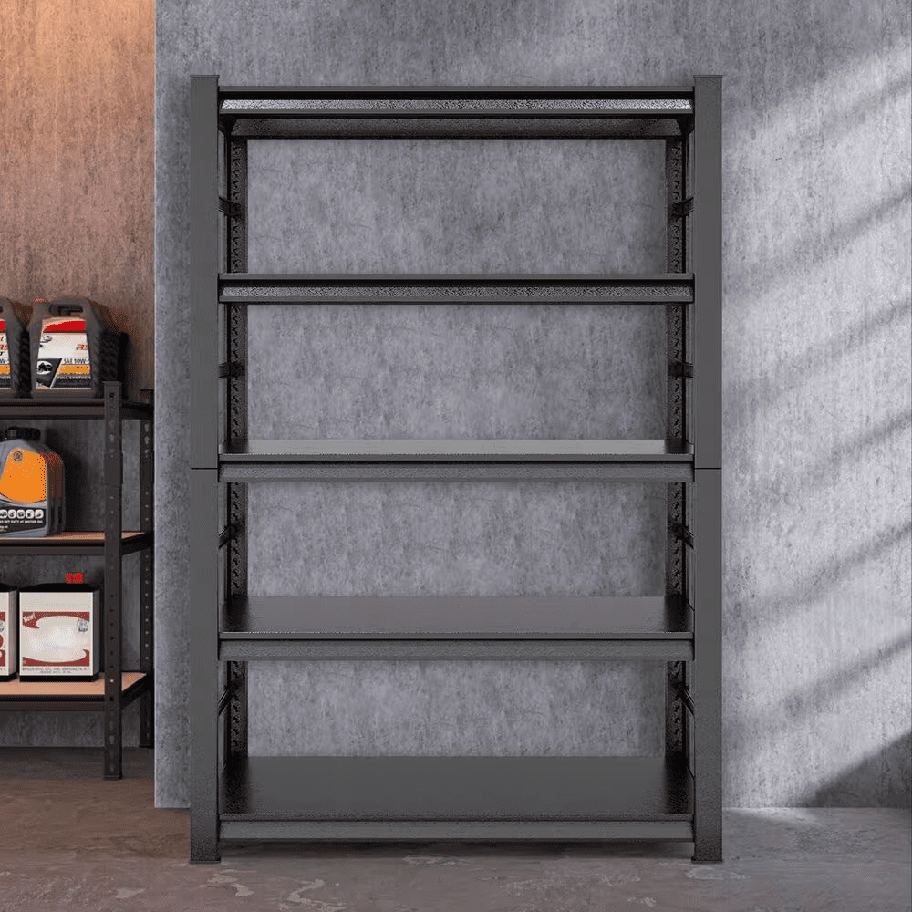 72 In. Storage Shelves, 5 Tier Heavy Duty Metal Shelving Unit Adjustable Shelving Units and Pantry Organizer Shelf - Image 2