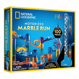 National Geographic 100 PC Marble Run: Creative, Engineering, Physics, Activity Guide Included