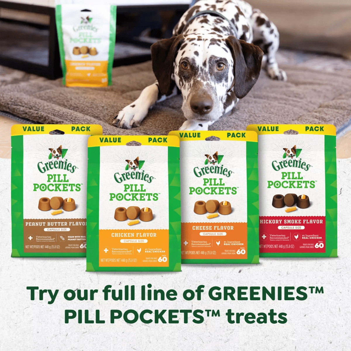 Greenies Chewy Dog Treats Pill Pockets Chicken Capsule Size - Image 12