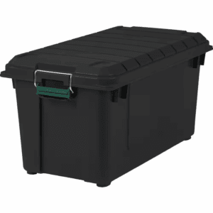21 Gal. Remington Weatherpro Store-It-All Storage Bin, Black