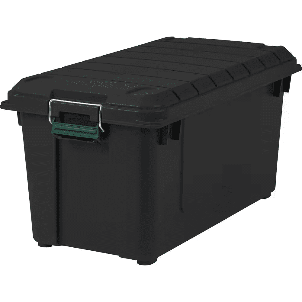 21 Gal. Remington Weatherpro Store-It-All Storage Bin, Black