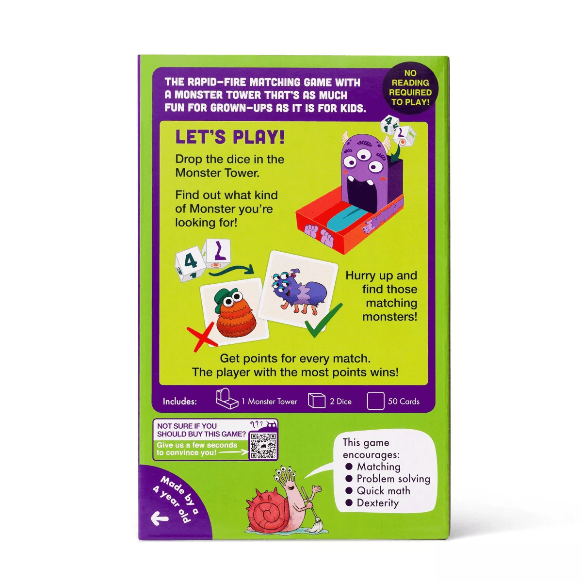 Kitten Games Monster Match Board Game: Educational Social Skills, Fast Play, 2-6 Players - Image 2