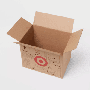 Large Moving Box - Up&Upâ„¢: Cardboard, 24" X 16", Brown, Flap Closure, Mailing Envelopes & Packaging