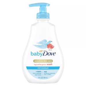 Baby Dove Rich Moisture Baby Wash & Shampoo, Hypoallergenic and Tear-Free - 13 Fl Oz