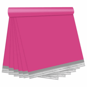 Pink Poly Mailers 14.5 X 19 In. 100 Pack Strong Adhesive Waterproof Shipping Envelopes for Clothing and Small Business