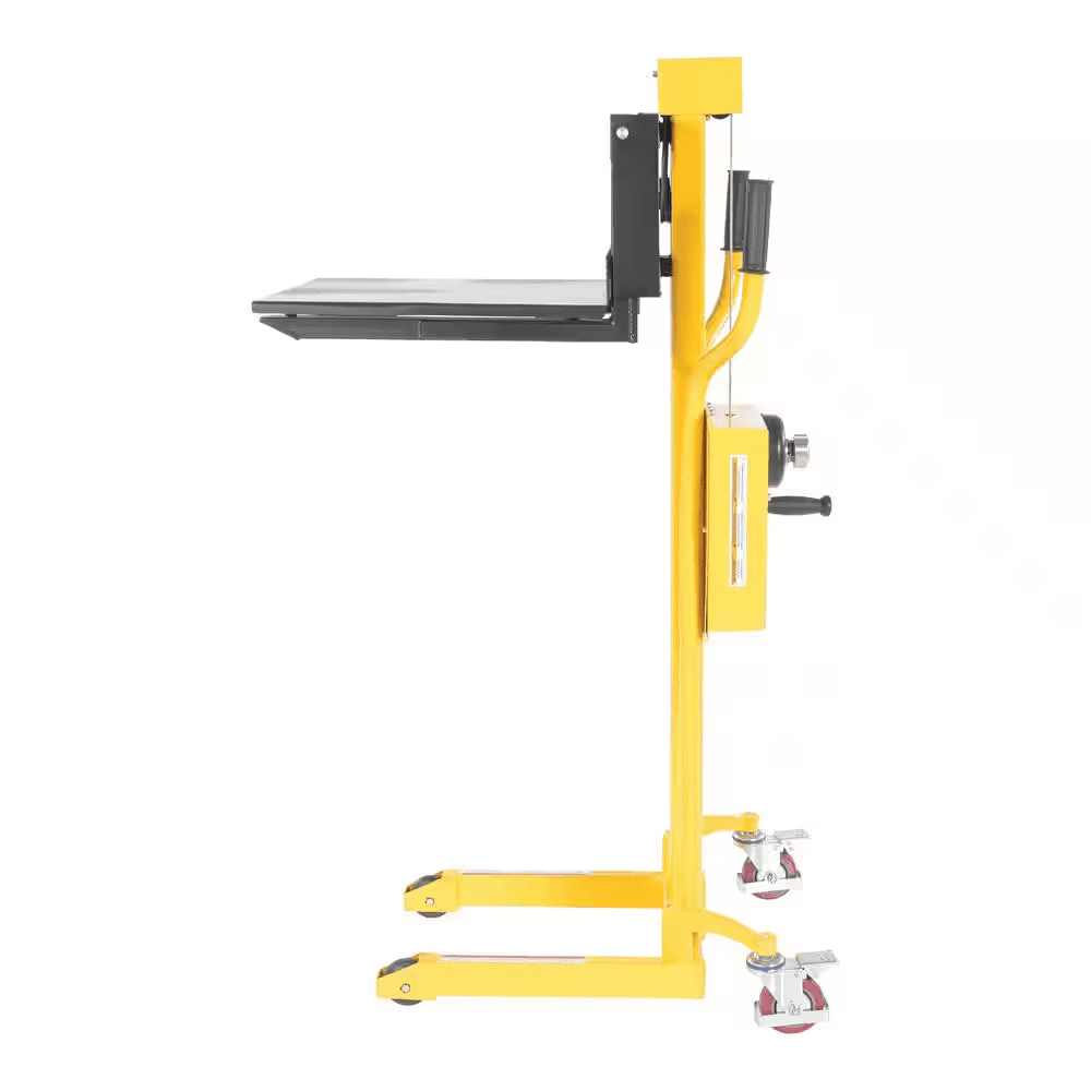 330 Lb. Capacity 23 In. X 59 In. Portable Hand Winch Lifter - Image 5