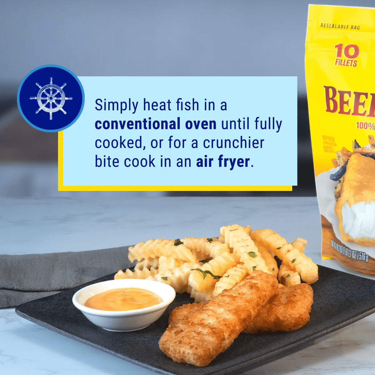 Gorton'S Beer Battered Fish Fillets - Frozen - 18.2Oz - Image 4