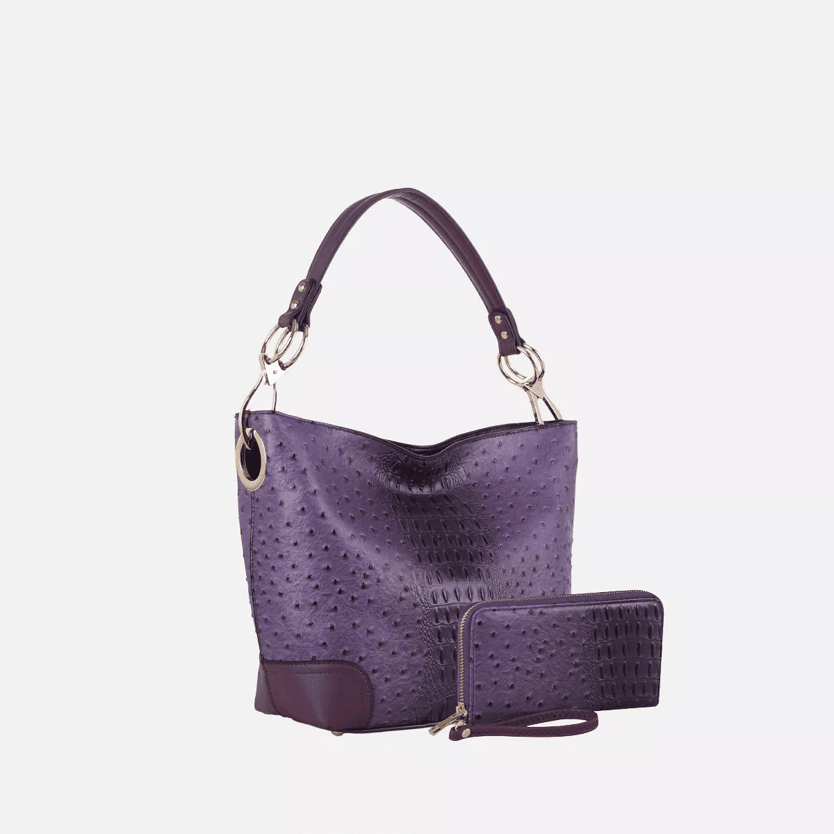 MKF Collection Wandy Soft Vegan Leather Hobo & Wallet Set by Mia K - Image 18