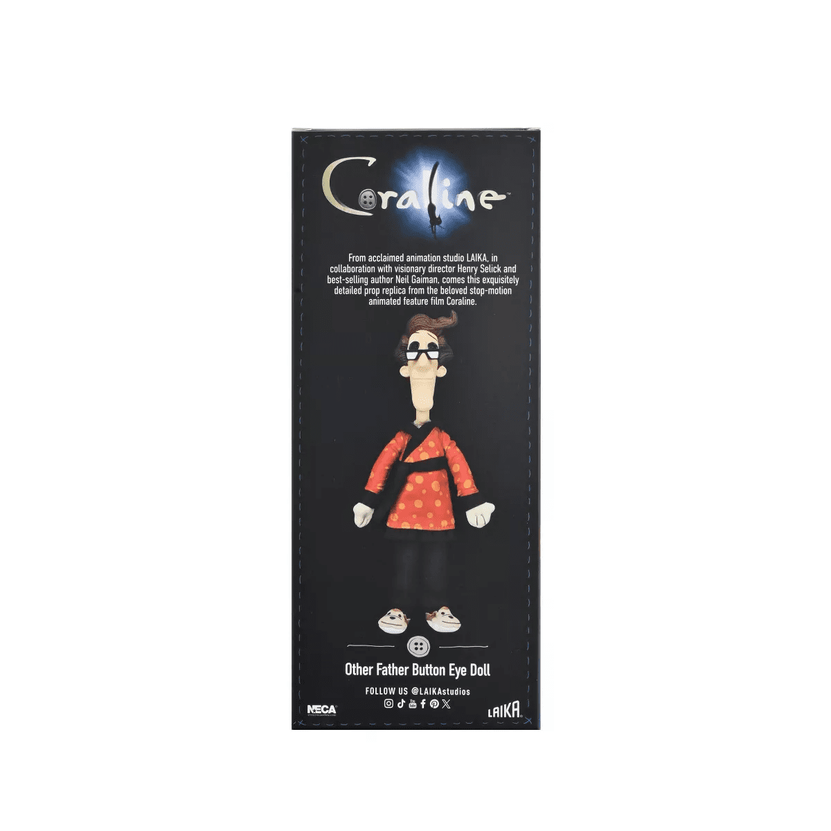 NECA Coraline Button Eyed Doll Other Father - 10" - Image 8