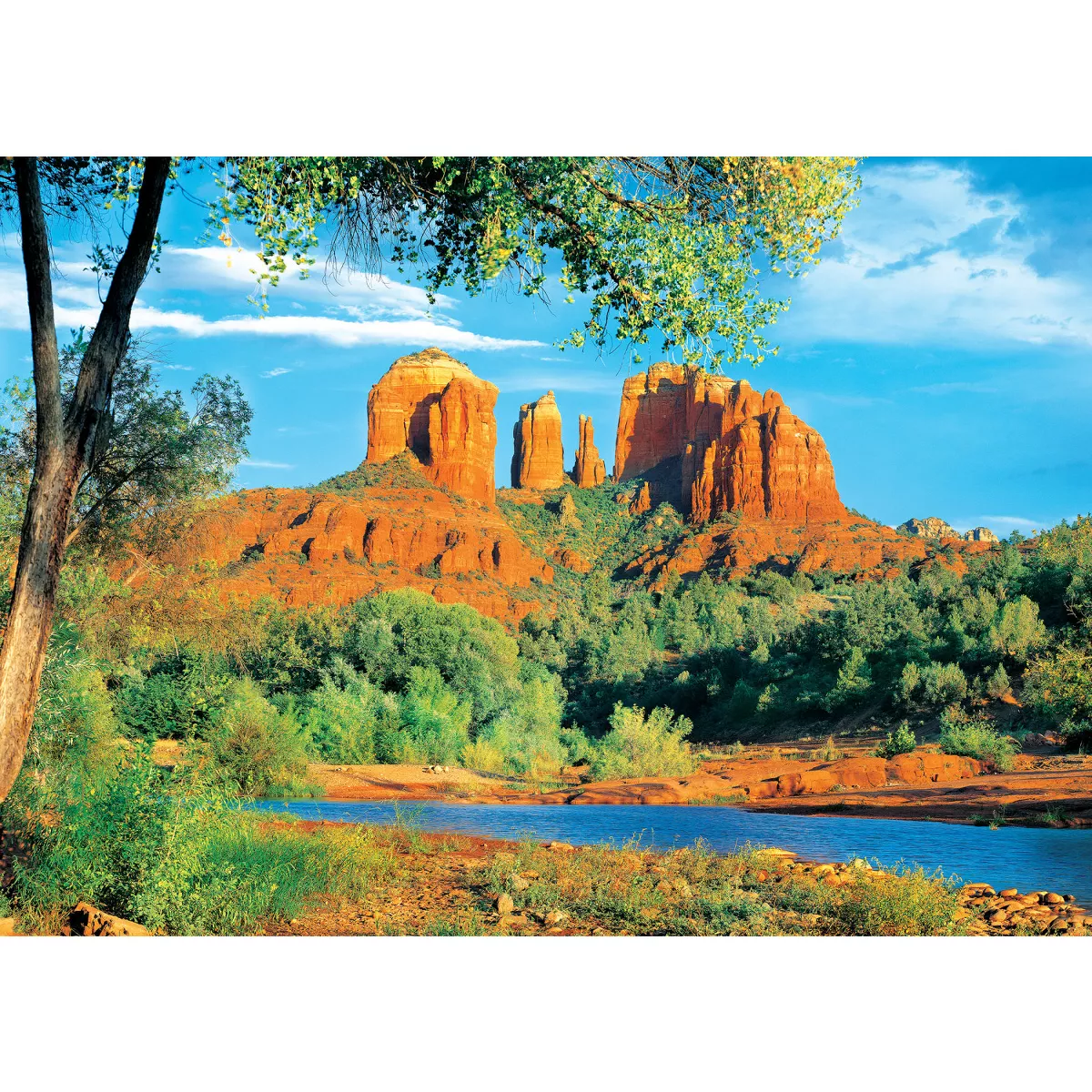 Masterpieces Sedona Arizona 500 Piece Jigsaw Puzzle for Adults - Red Rock Landscape Art - Image 3