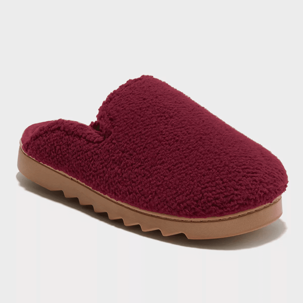 Dluxe by Dearfoams Women'S Saffron Teddy Scuff Slippers - Image 6