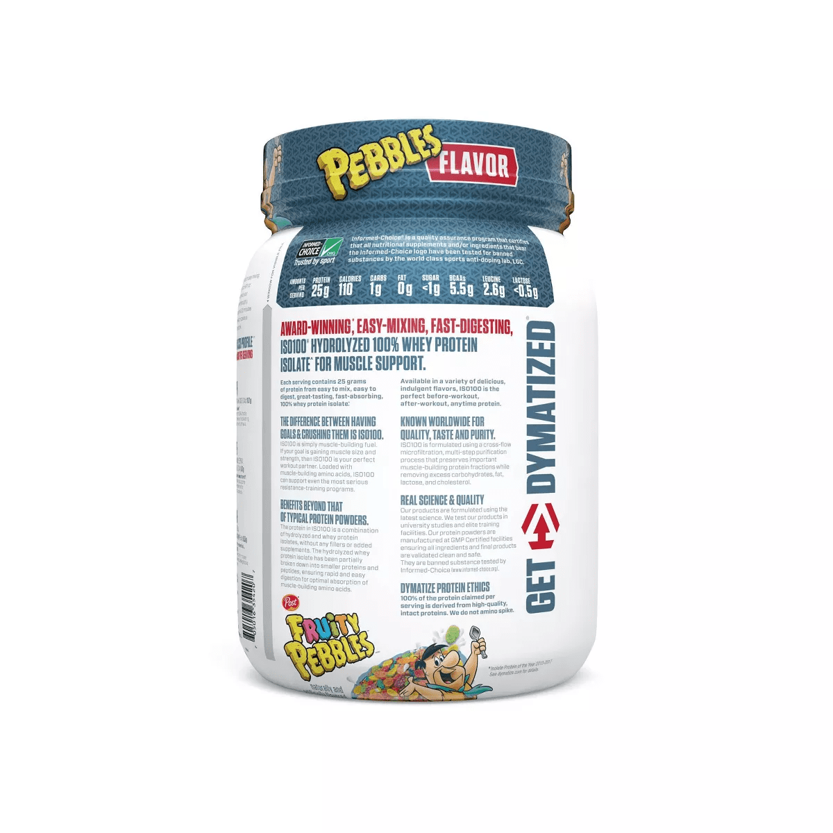 Dymatize 100% Whey Isolate Protein Powder - Fruity Pebbles - Image 2