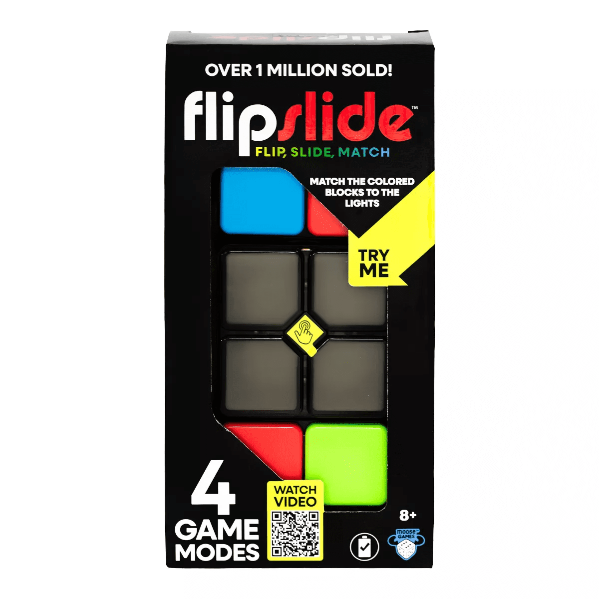 Moose Games Flipside Electronic Game: Memory Skills Educational Toy for 1-2 Players