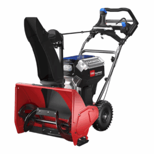 Snowmaster 60-Volt 24-In Single-Stage Self-Propelled Battery Snow Blower with (1) 10Ah and (1) 5Ah Battery Included